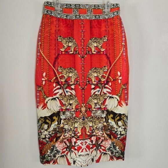 RARE! Camilla Hangzhou Hollywood Pencil Skirt Size XS b65E - Picture 2 of 8
